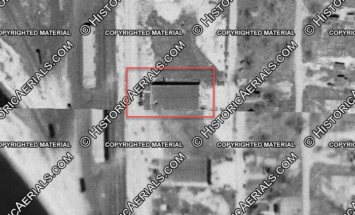 J&G Lanes (T.C. Recreation) - 1954 Aerial